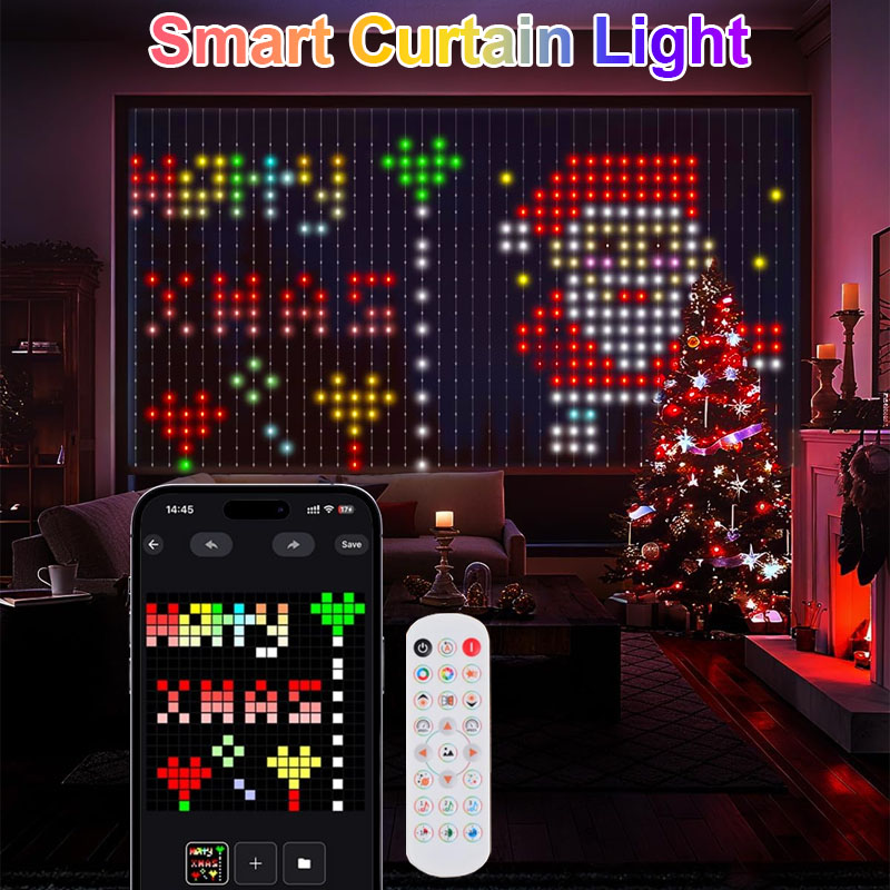 Home Decor Free App - 2025 أضواء عيد الميلاد الذكية بلوتوث