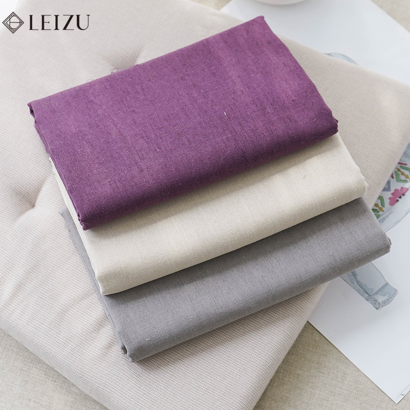 Linen Table Runner - 0.5/1/2 ياردة بلون نسيج القطن والكتان