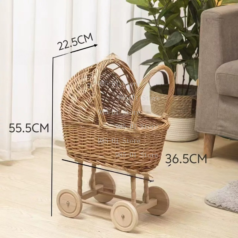 Rattan Plant Basket - سلة تخزين متعددة الوظائف من الخوص