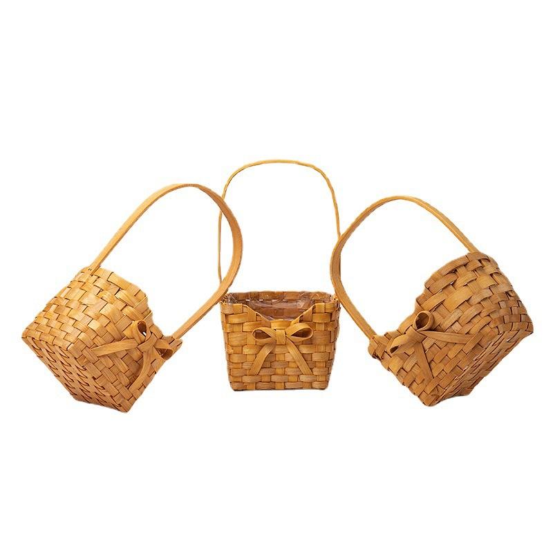 Rattan Plant Basket - سلة زهور جديدة من الخيزران والقش