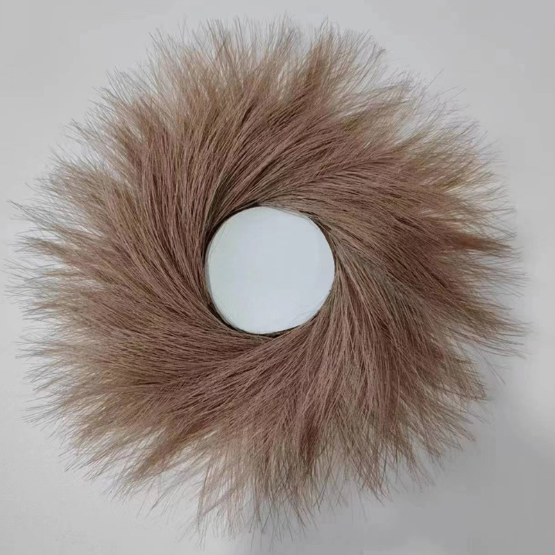 Pampas Grass Decor - باب قصب صناعي معلق إكليل عشب