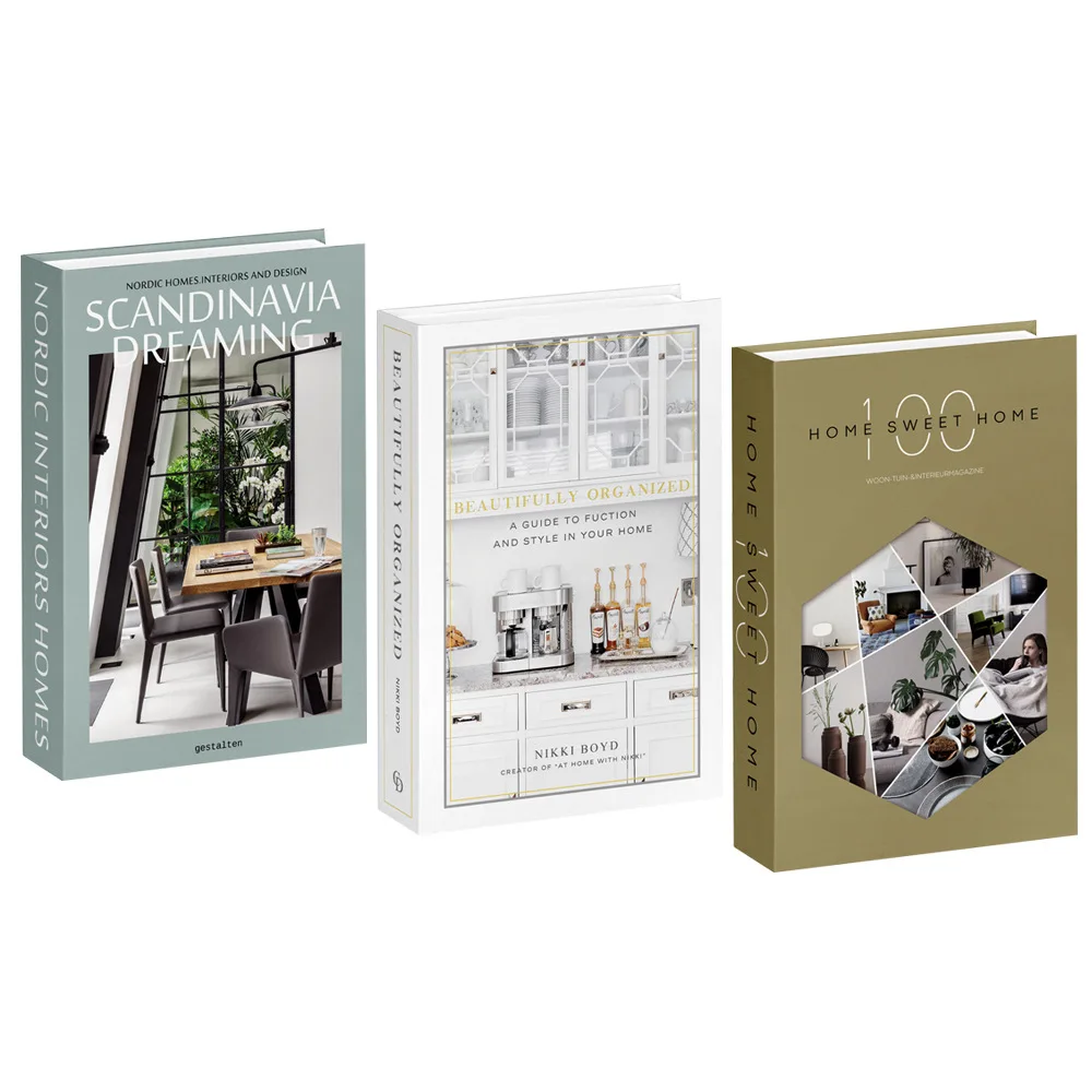 3 قطع/مجموعة كتب محاكاة للديكو - مراجعة Home Decor Magazine وسعره
