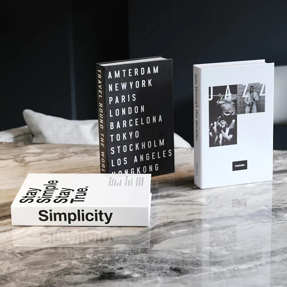 3 قطع/مجموعة كتب محاكاة للديكو - مراجعة Home Decor Magazine وسعره
