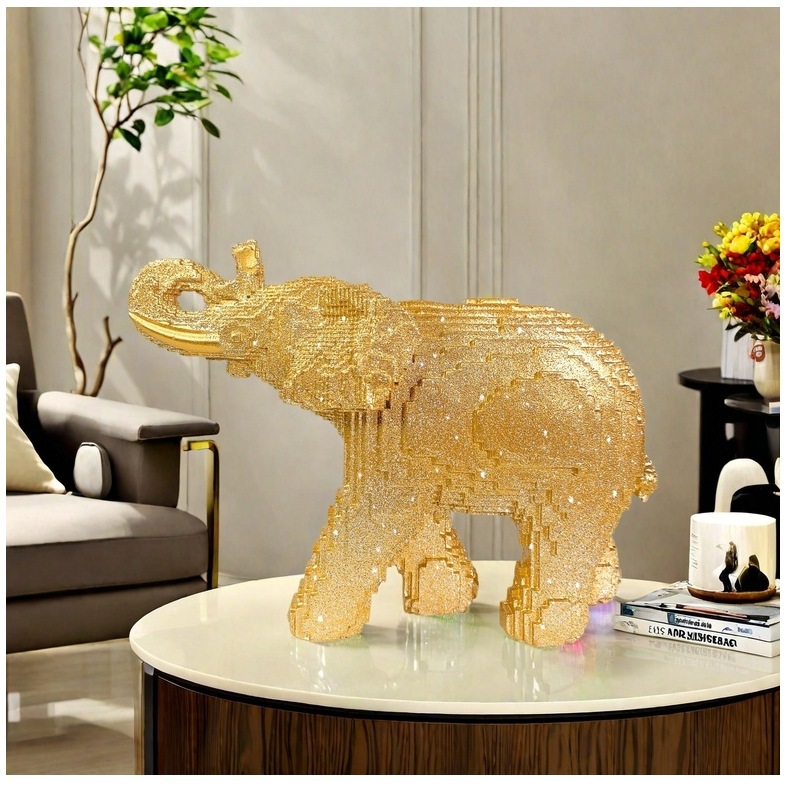 تمثال فيل من الراتنج، منحوتة ح - مراجعة Home Decor Theme وسعره