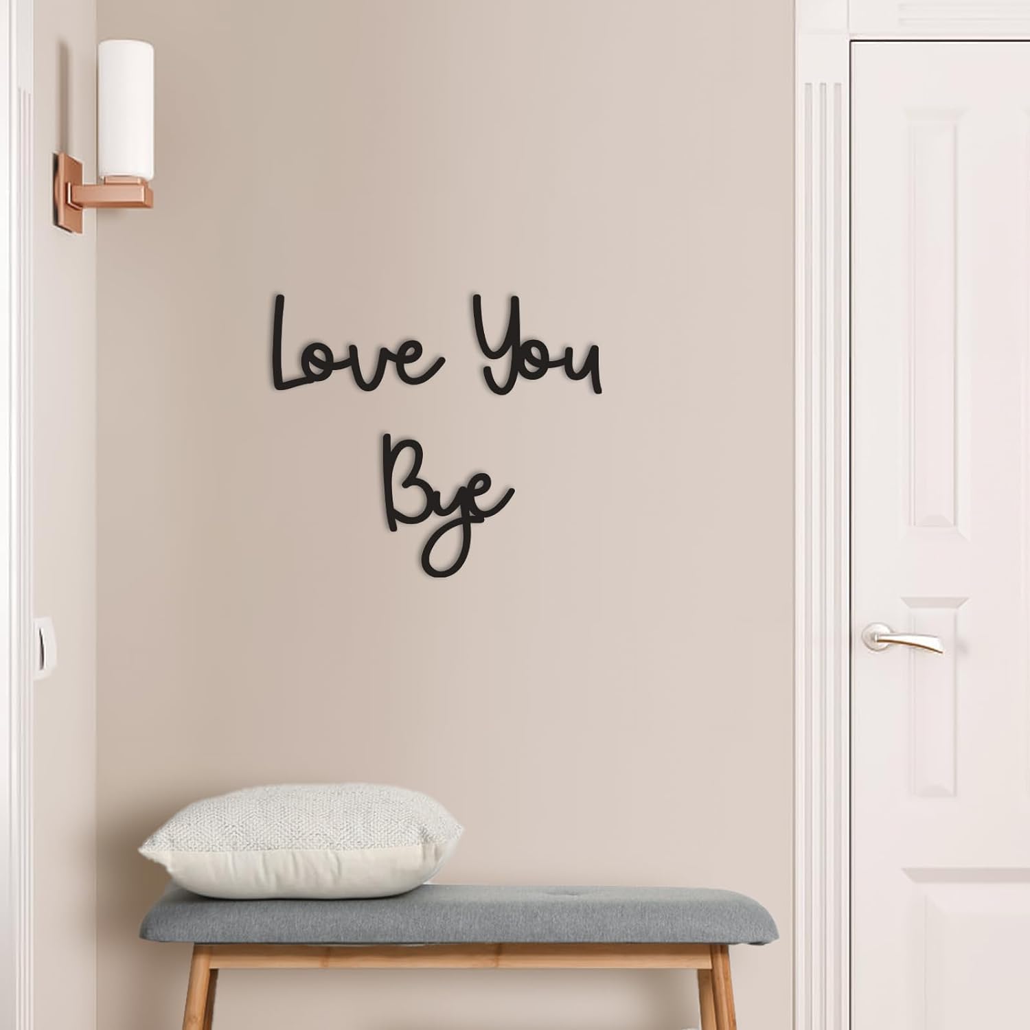 لافتة خشبية من Love yo ، ديكور - مراجعة Home Decor Y2K وسعره
