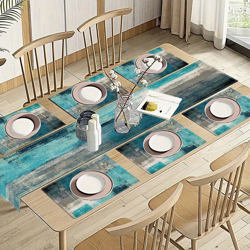طقم مفارش طاولة وسجادات طعام م - مراجعة Linen Table Runner وسعره