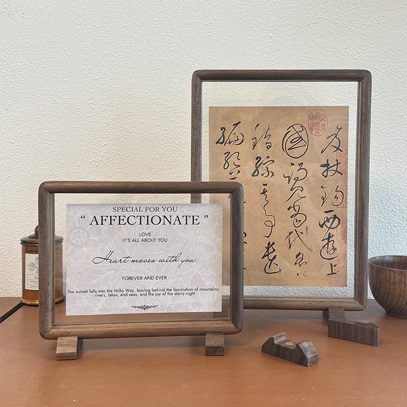 إطار صور مغناطيسي مزدوج الجوان - مراجعة Bamboo Photo Frame وسعره