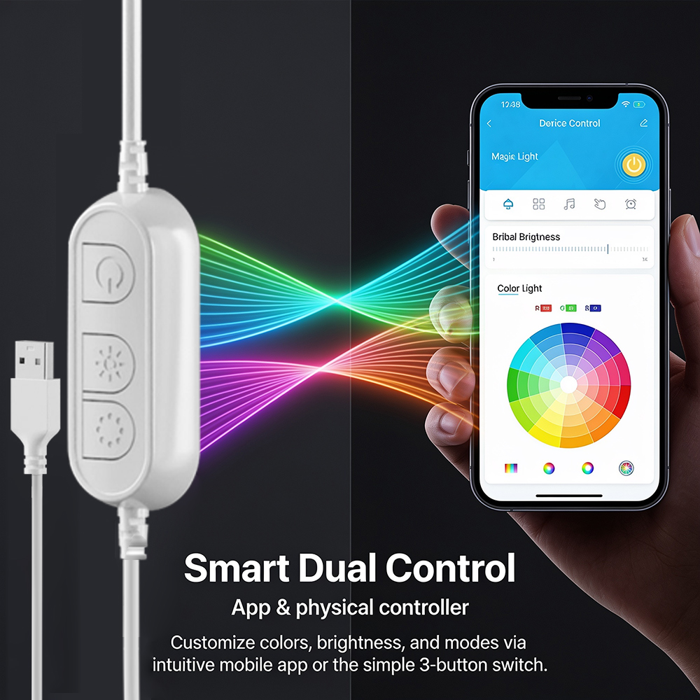 شريط إضاءة نيون RGB متغير الأل - مراجعة Home Decor Free App وسعره